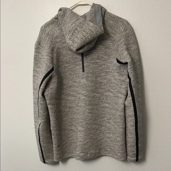 Men Lululemon Stratum Gray Full-Zip Hoodie